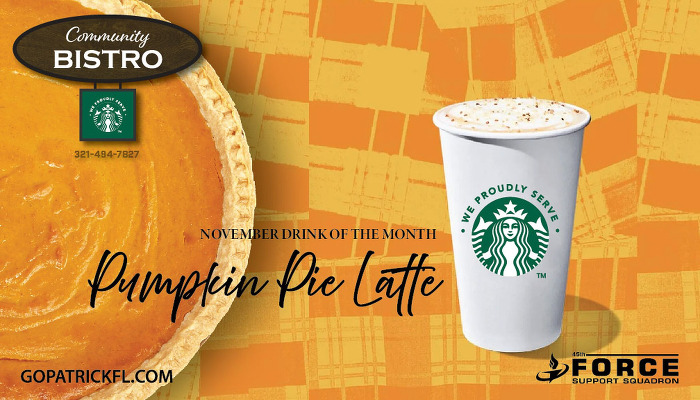 Drink of the Month - Pumpkin Pie Latte