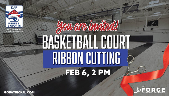 Basketball Court Ribbon Cutting Ceremony