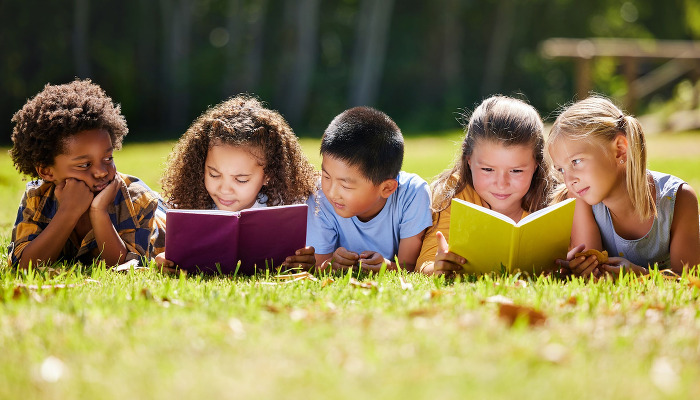 Story time: Read White and Blue (Celebrate Children's Literacy Week)