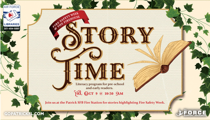 Story Time: Fire Safety Week @ the Firehouse