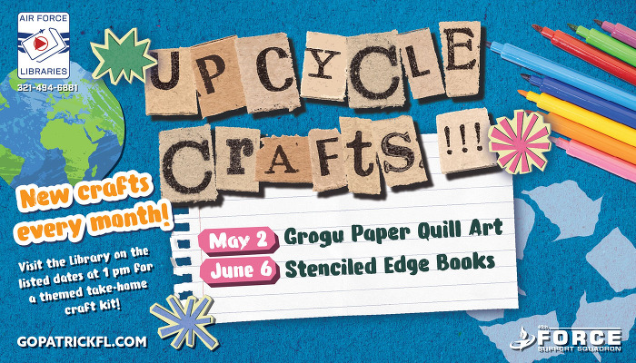 Upcycle Crafts: Stenciled Edge Books