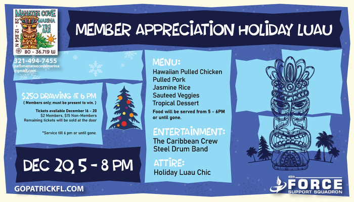 Membership Appreciation Holiday Luau