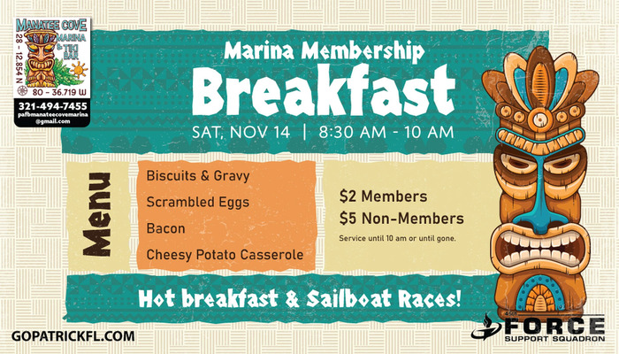 Marina Membership Breakfast