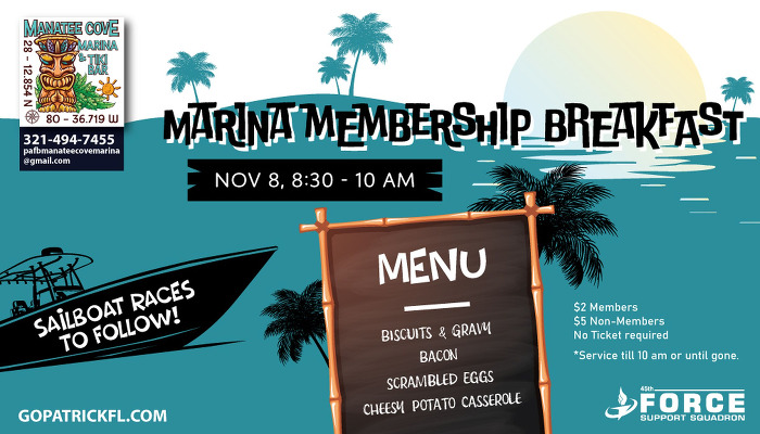 Manatee Cove Marina - Membership Breakfast