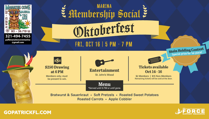 Marina Membership Social: Oktoberfest