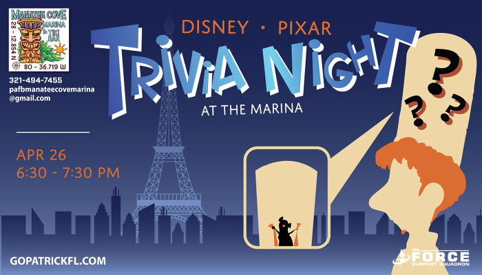 Marina's Themed Trivia Night: Disney and Pixar