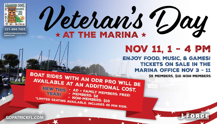 Veterans day at the Marina