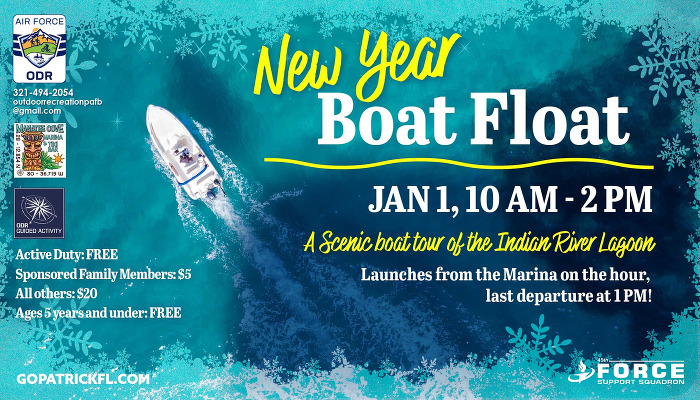 New Year Boat Float