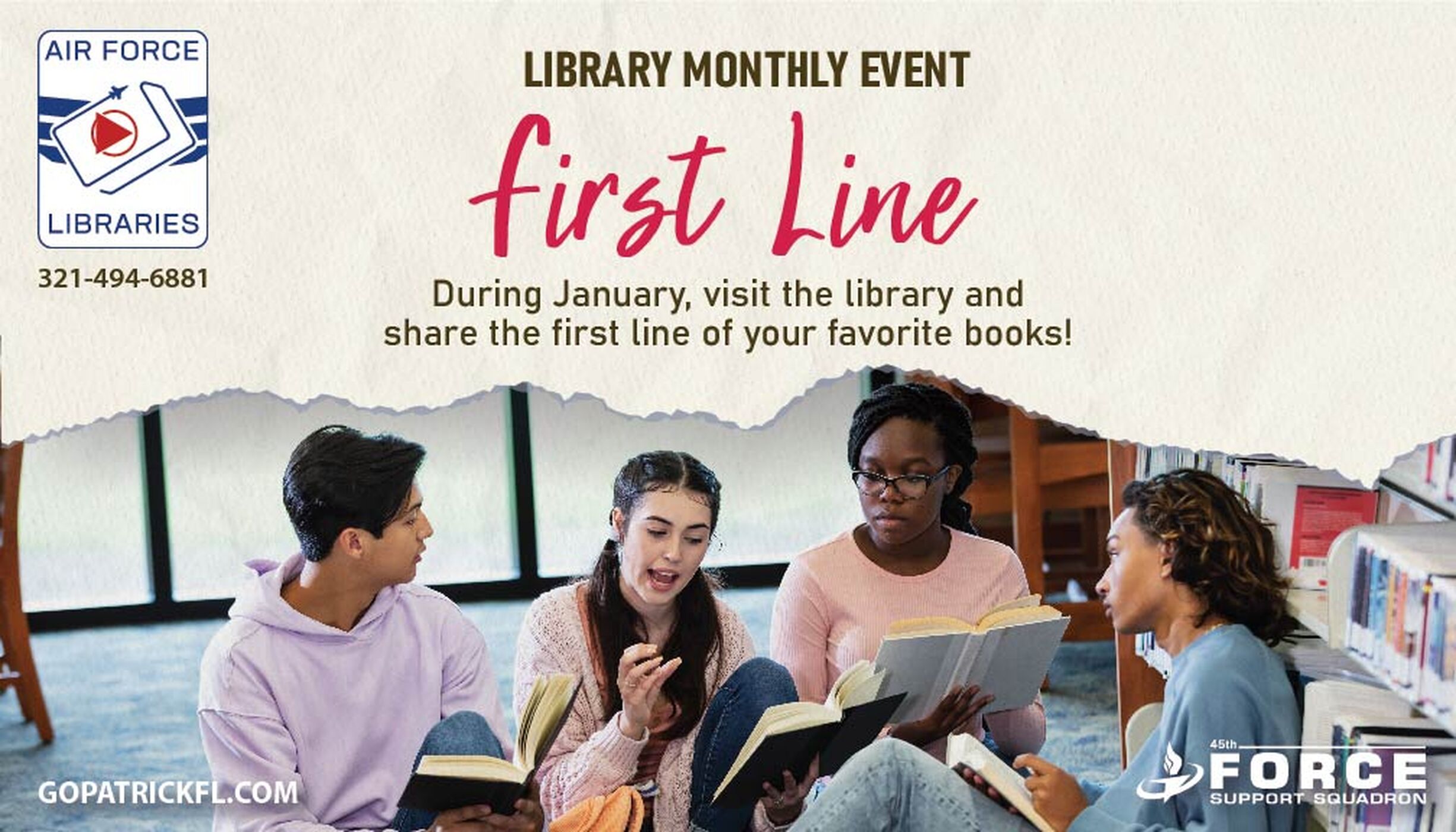 Library Monthly Event: First Line