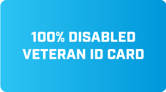 100% Disabled Veteran ID card