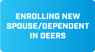Enrolling new spouse or dependent in DEERS