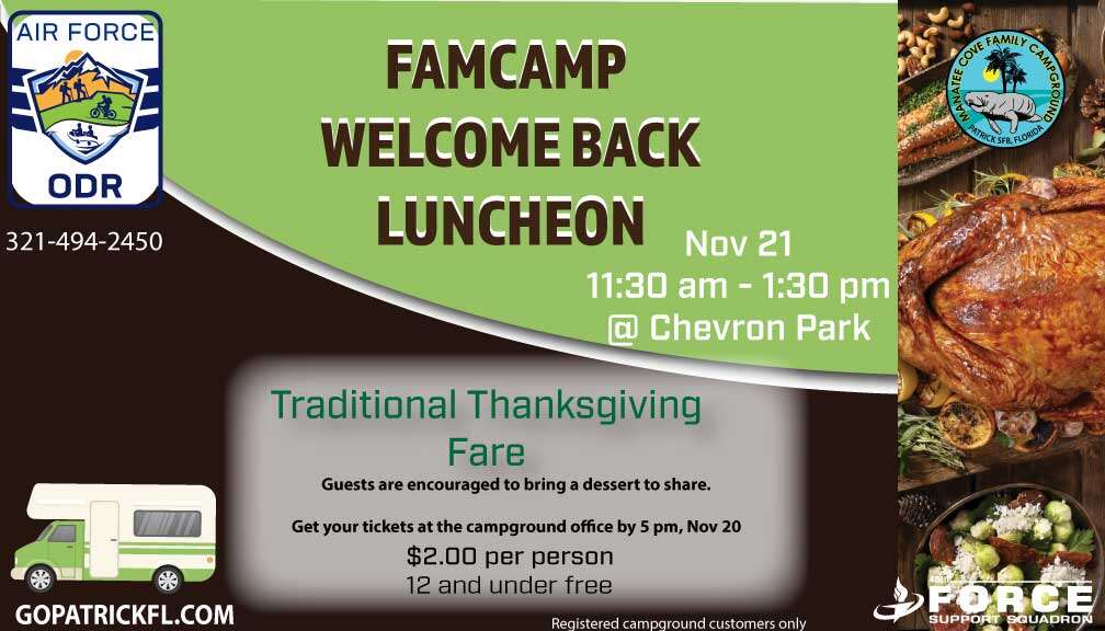 FAMCAMP LUNCHEON ANNOUNCEMENT